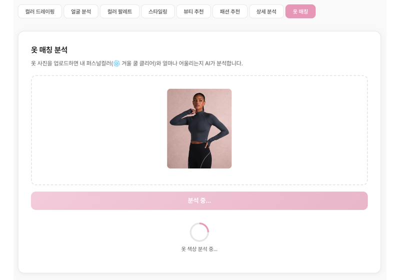 옷 매칭 분석