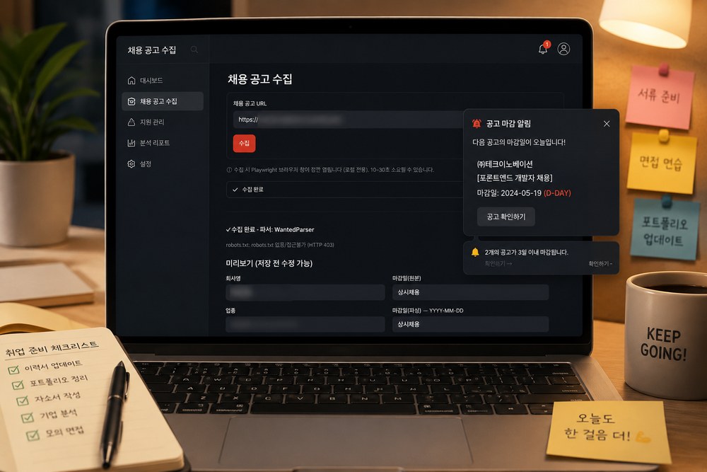 JobMate AI 채용공고 수집